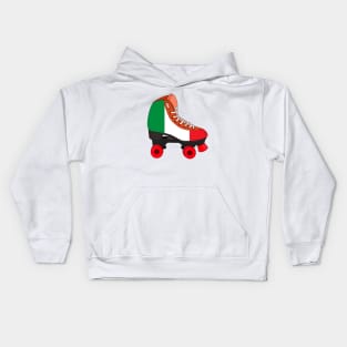 Roller Skating Italy Kids Hoodie